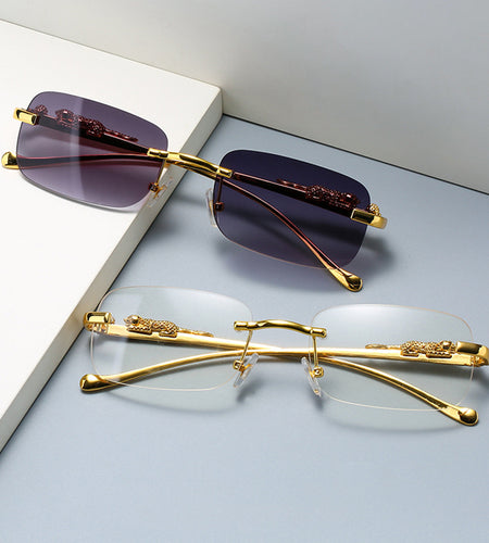 Rimless Square Sunglasses