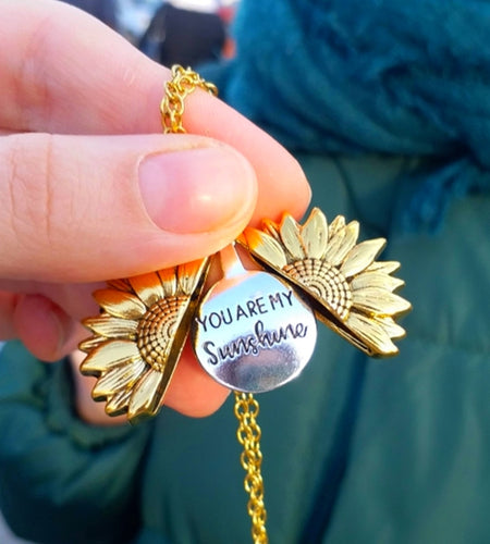 Sunflower Pendant Necklace