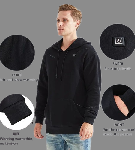 USB Heating Hoodies