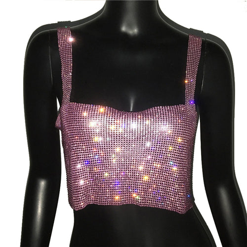 Load image into Gallery viewer, Glitter Nightclub Tank Top
